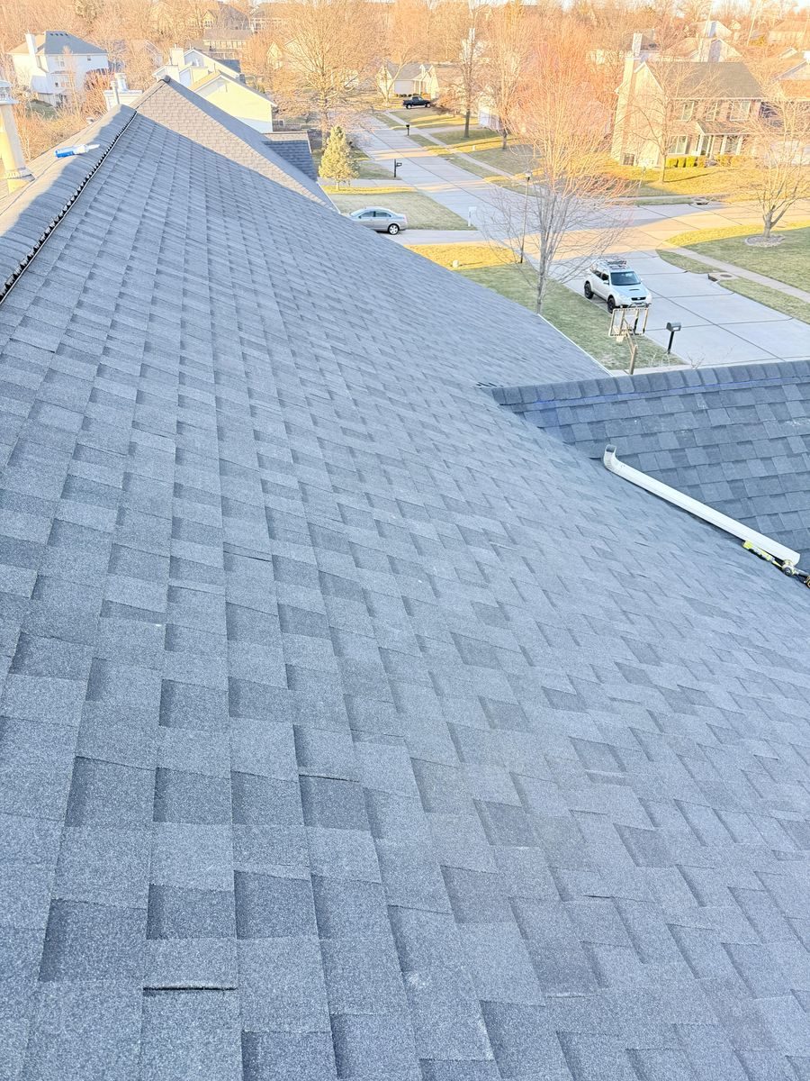 Roof replacement with CertainTeed Landmark architectural shingles