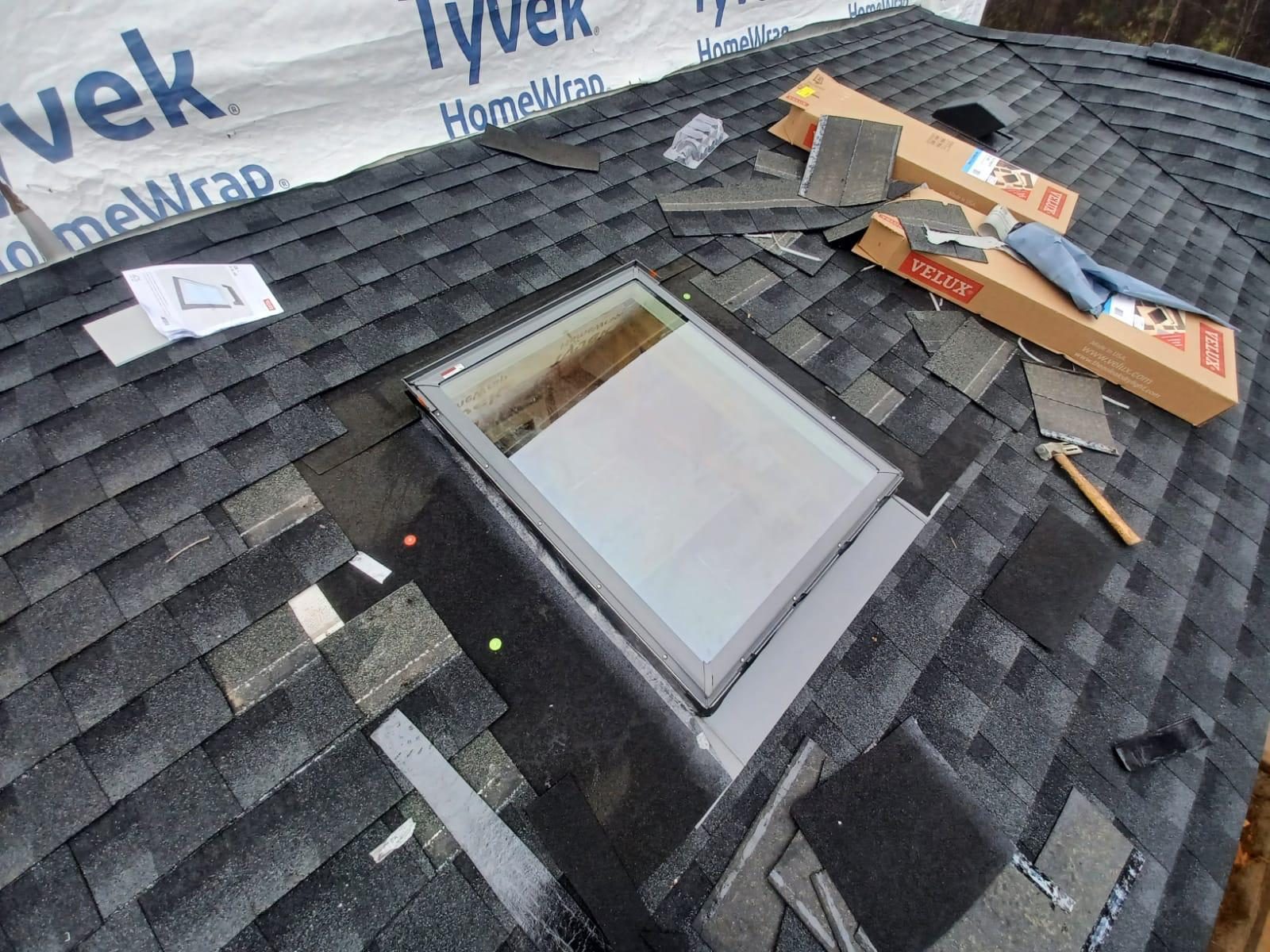 VELUX skylight installation by AIO Pro Roofing